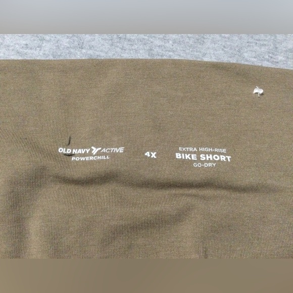 Old Navy Active Powerchill Extra High-Rise Play Clay Brown Bike Shorts Size 4X - Picture 3 of 5